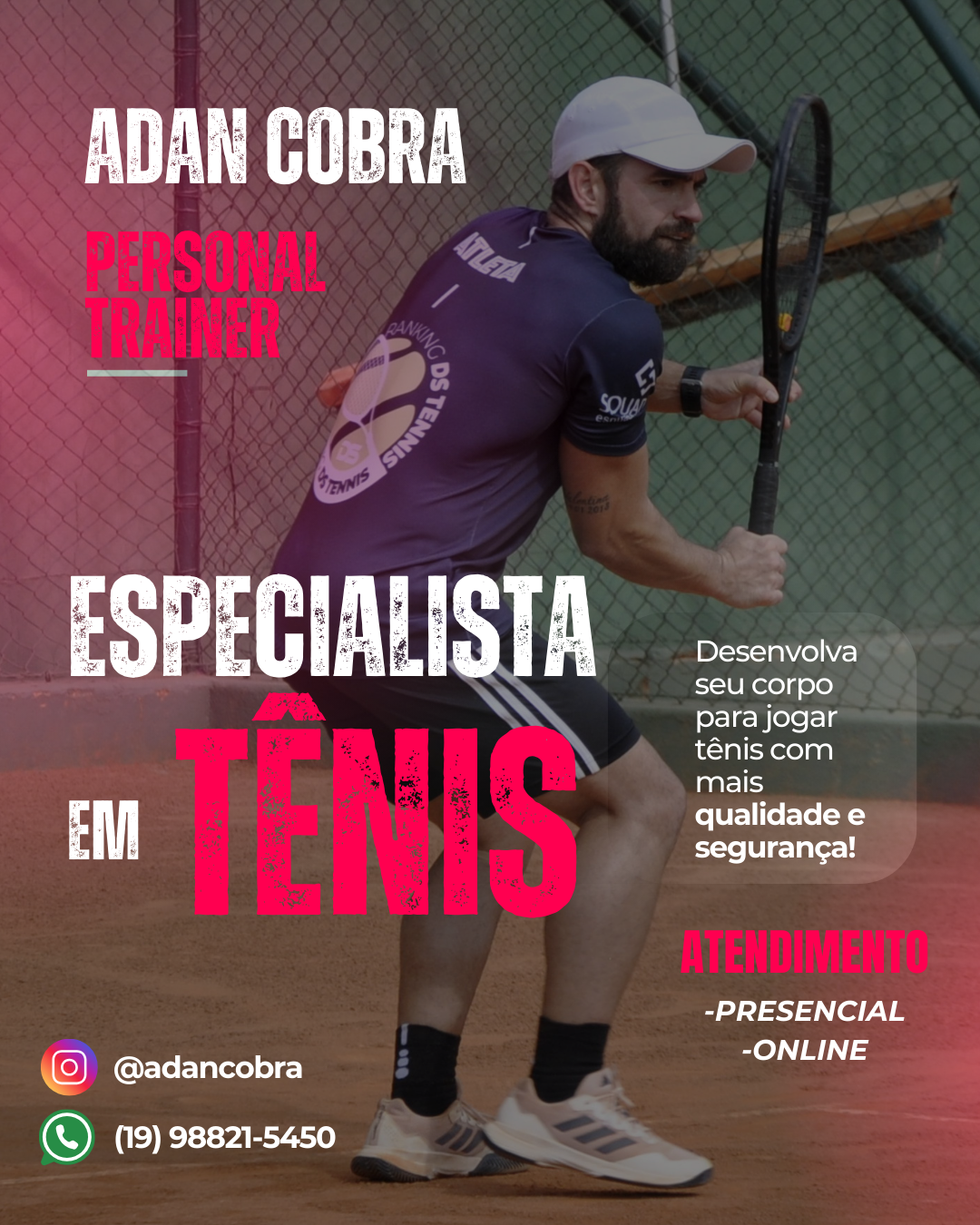 Adan Cobra – Personal Trainer Especializado em Tênis